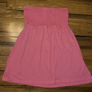 Empire Waist, Strapless Top